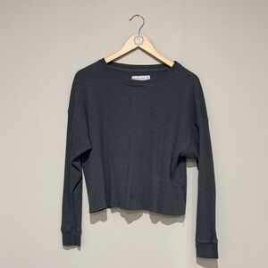 Abercrombie & Fitch Charcoal Long Sleeve Top